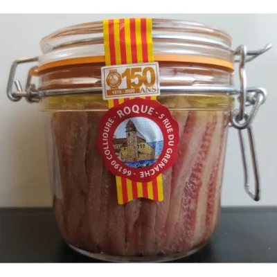 Verrine 350g net total / 70 % d'anchois