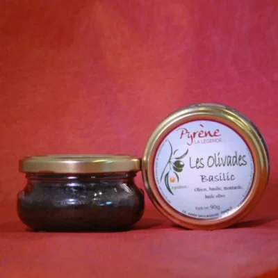 Olivade noire au basilic 90g