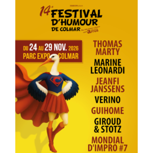 14e FESTIVAL HUMOUR DE COLMAR 2026 -  Du 24 au 29/11/2026