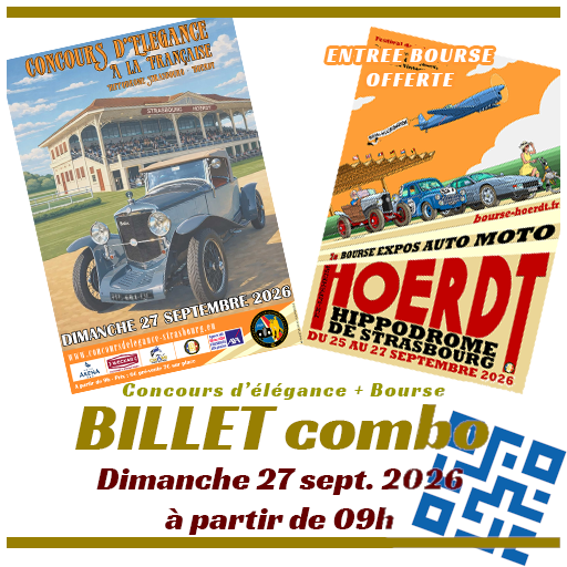 2e CONCOURS D'ELEGANCE AUTOMOBILE - RETRO BOURSE ALSACE - Du 25 au 27/09/2026