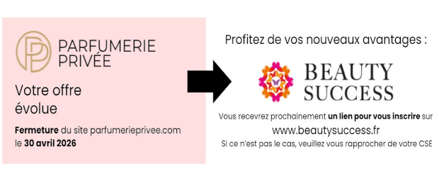 Parfumerie Privée devient Beauty Success ! Parfumerie Privée devient Beauty Success !
