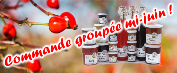 Commande groupée de confitures du Climont mi-juin ! Commande groupée de confitures du Climont mi-juin !